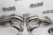 Stainless Steel Exhaust Header Project AFTER Chrome-Like Metal Polishing and Buffing Services / Restoration Services - Stainless Steel Polishing - Exhaust Polishing - Header Polishing 