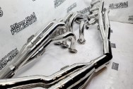 Stainless Steel Exhaust Header Project AFTER Chrome-Like Metal Polishing and Buffing Services / Restoration Services - Stainless Steel Polishing - Exhaust Polishing - Header Polishing 