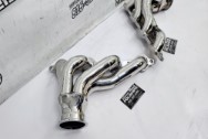 Steel Exhaust Headers AFTER Chrome-Like Metal Polishing - Stainless Steel Polishing - Exhaust Polishing Service - Header Polishing Service 