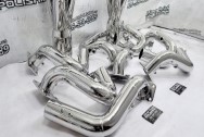 Stainless Steel Headers / Exhaust System AFTER Chrome-Like Metal Polishing - Stainless Steel Polishing - Exhaust Polishing Service