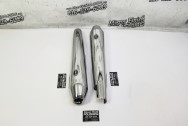 S&S Royal Enfield Interceptor 650 Stainless Steel Headers / Exhaust System AFTER Chrome-Like Metal Polishing - Stainless Steel Polishing - Exhaust Polishing Service