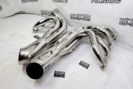 Fabshop Titanium Headers / Exhaust System AFTER Chrome-Like Metal Polishing and Buffing Services / Restoration Services - Headers Polishing - Titanium Polishing 