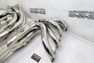 Fabshop Titanium Headers / Exhaust System AFTER Chrome-Like Metal Polishing and Buffing Services / Restoration Services - Headers Polishing - Titanium Polishing 