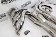 Fabshop Titanium Headers / Exhaust System AFTER Chrome-Like Metal Polishing and Buffing Services / Restoration Services - Headers Polishing - Titanium Polishing 