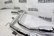 Borla Stainless Steel Exhaust System AFTER Chrome-Like Metal Polishing and Buffing Services / Restoration Services - Exhaust Polishing - Stainless Steel Polishing