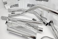 Magnaflow Stainless Steel Exhaust System AFTER Chrome-Like Metal Polishing and Buffing Services / Restoration Services - Exhaust Polishing - Stainless Steel Polishing