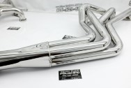 Stainless Steel Exhaust Headers AFTER Chrome-Like Metal Polishing - Stainless Steel Polishing - Headers Polishing Service