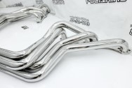 Stainless Steel Exhaust Headers AFTER Chrome-Like Metal Polishing - Stainless Steel Polishing - Headers Polishing Service