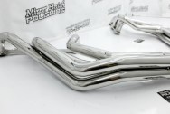 Stainless Steel Exhaust Headers AFTER Chrome-Like Metal Polishing - Stainless Steel Polishing - Headers Polishing Service