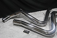 Stainless Steel Exhaust System AFTER Chrome-Like Metal Polishing and Buffing Services / Restoration Services