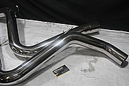 Stainless Steel Exhaust System AFTER Chrome-Like Metal Polishing and Buffing Services / Restoration Services