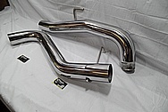 2015 Chevy 2500HD Turbo Diesel 304 Stainless Steel Exhaust System AFTER Chrome-Like Metal Polishing and Buffing Services / Restoration Services 