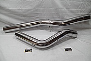 2015 Chevy 2500HD Turbo Diesel 304 Stainless Steel Exhaust System AFTER Chrome-Like Metal Polishing and Buffing Services / Restoration Services 