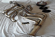 Stainless Steel Exhaust Headers and Flange BEFORE Chrome-Like Metal Polishing and Buffing Services / Restoration Services