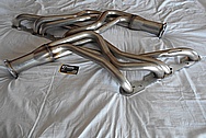 Stainless Steel Exhaust Headers and Flange BEFORE Chrome-Like Metal Polishing and Buffing Services / Restoration Services