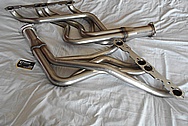 Stainless Steel Exhaust Headers and Flange BEFORE Chrome-Like Metal Polishing and Buffing Services / Restoration Services