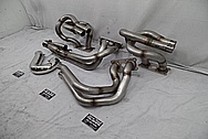 Stainless Steel Exhaust Headers BEFORE Chrome-Like Metal Polishing - Stainless Steel Polishing - Exhaust Header Polishing 