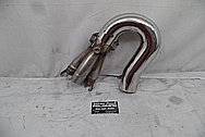 Stainless Steel Exhaust Headers BEFORE Chrome-Like Metal Polishing - Stainless Steel Polishing - Exhaust Header Polishing 