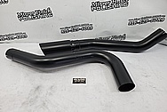 2019 Chevy 2500 HD Steel Exhaust Sytem BEFORE Chrome-Like Metal Polishing and Buffing Services - Stainless Steel Polishing