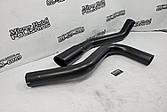 2019 Chevy 2500 HD Steel Exhaust Sytem BEFORE Chrome-Like Metal Polishing and Buffing Services - Stainless Steel Polishing