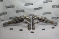 Stainless Steel Exhaust Header Project BEFORE Chrome-Like Metal Polishing and Buffing Services / Restoration Services - Stainless Steel Polishing - Exhaust Polishing - Header Polishing 