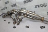 Stainless Steel Exhaust Header Project BEFORE Chrome-Like Metal Polishing and Buffing Services / Restoration Services - Stainless Steel Polishing - Exhaust Polishing - Header Polishing 