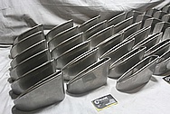 Stainless Steel Exhaust Tips BEFORE Chrome-Like Metal Polishing and Buffing Services / Restoration Services 