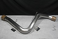 Stainless Steel Exhaust System BEFORE Chrome-Like Metal Polishing and Buffing Services / Restoration Services
