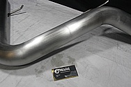 Stainless Steel Exhaust System BEFORE Chrome-Like Metal Polishing and Buffing Services / Restoration Services