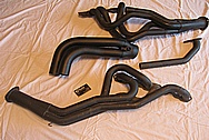 Stainless Steel Exhaust Headers System BEFORE Chrome-Like Metal Polishing and Buffing Services