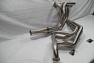 Stainless Steel Exhaust Headers BEFORE Chrome-Like Metal Polishing and Buffing Services / Restoration Services 