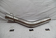 5" Stainless Steel Exhaust for Truck BEFORE Chrome-Like Metal Polishing and Buffing Services / Restoration Services