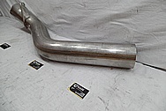 5" Stainless Steel Exhaust for Truck BEFORE Chrome-Like Metal Polishing and Buffing Services / Restoration Services