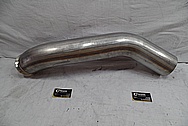 5" Stainless Steel Exhaust for Truck BEFORE Chrome-Like Metal Polishing and Buffing Services / Restoration Services