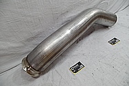 5" Stainless Steel Exhaust for Truck BEFORE Chrome-Like Metal Polishing and Buffing Services / Restoration Services