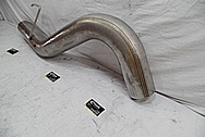 5" Stainless Steel Exhaust for Truck BEFORE Chrome-Like Metal Polishing and Buffing Services / Restoration Services