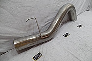 5" Stainless Steel Exhaust for Truck BEFORE Chrome-Like Metal Polishing and Buffing Services / Restoration Services