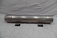 5" Stainless Steel Exhaust for Truck BEFORE Chrome-Like Metal Polishing and Buffing Services / Restoration Services