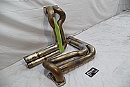 Stainless Steel Exhaust Pipes BEFORE Chrome-Like Metal Polishing and Buffing Services / Restoration Services