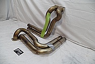 Stainless Steel Exhaust Pipes BEFORE Chrome-Like Metal Polishing and Buffing Services / Restoration Services