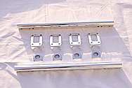 Chevy V8 Aluminum Fuel Rails AFTER Chrome-Like Metal Polishing and Buffing Services