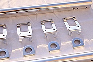 Chevy V8 Aluminum Fuel Rails AFTER Chrome-Like Metal Polishing and Buffing Services