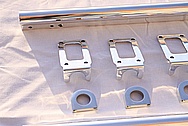 Chevy V8 Aluminum Fuel Rails AFTER Chrome-Like Metal Polishing and Buffing Services