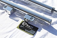 Dodge Hemi 6.1L V8 Aluminum Fuel Rails AFTER Chrome-Like Metal Polishing and Buffing Services