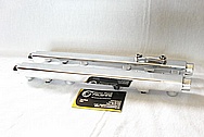 1950 Mercury Lead Sled Aluminum Fuel Rails AFTER Chrome-Like Metal Polishing and Buffing Services / Restoration Services 