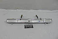 Nissan RB26 Engine Aluminum Fuel Rail Setup AFTER Chrome-Like Metal Polishing - Aluminum Polishing Services 