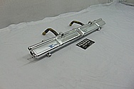 Nissan RB26 Engine Aluminum Fuel Rail Setup AFTER Chrome-Like Metal Polishing - Aluminum Polishing Services 