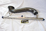 Toyota Supra 2JZ - GTE Aluminum Fuel Rail BEFORE Chrome-Like Metal Polishing and Buffing Services