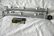 2005 Hyundai Tiburon Aluminum Fuel Rails BEFORE Chrome-Like Metal Polishing and Buffing Services