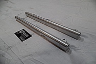 Aluminum Fuel Rails BEFORE Chrome-Like Metal Polishing and Buffing Services / Resoration Services Plus Custom Painting services 